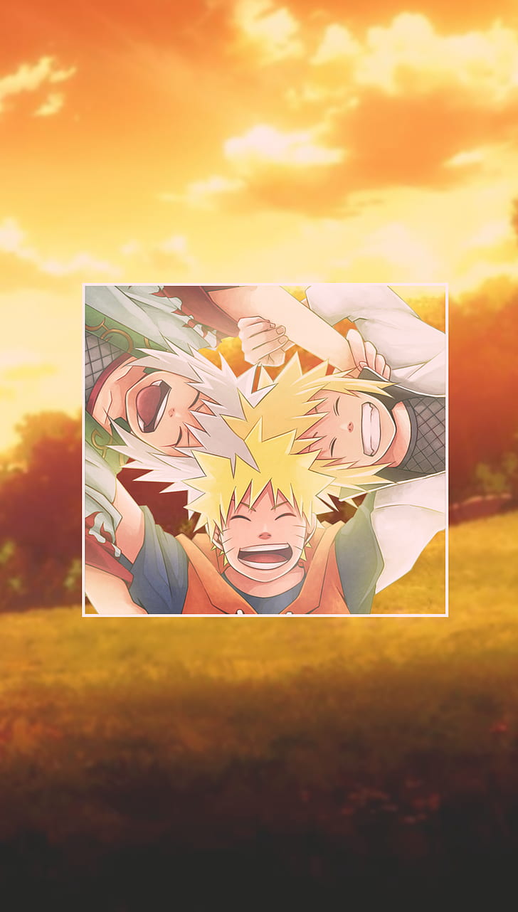 Anime, Bild-in-Bild, Anime Jungs, offener Mund, blond, HD-Hintergrundbild, Handy-Hintergrundbild