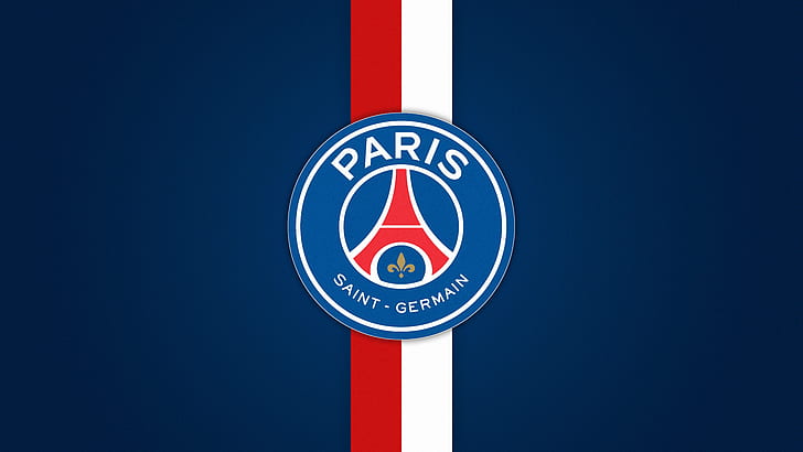 サッカー、パリ・サンジェルマンFC、エンブレム、ロゴ、 HDデスクトップの壁紙