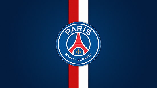 サッカー、パリ・サンジェルマンFC、エンブレム、ロゴ、 HDデスクトップの壁紙 HD wallpaper