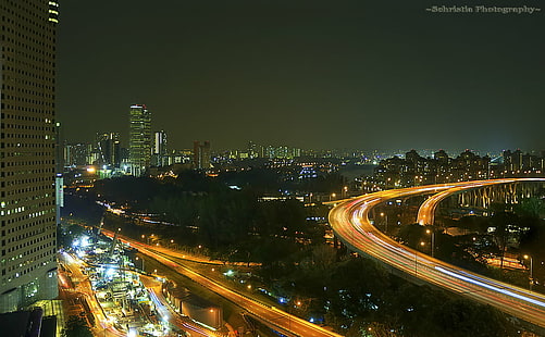 аэрофотоснимок городских горизонтов, Сингапур, живой, Сингапур, живой, Сингапур, Лайвли, Ночь, DSC, аэрофотосъемка, город, горизонты, длительная выдержка, ночной, свет, тропы, городские пейзажи, здание, шоссе, текстурированная, трафик, городской пейзаж,улица, архитектура, азия, транспорт, несколько Lane Highway, городской горизонт, дорога, городской пейзаж, автомобиль, центр города, скорость, сумерки, известное место, путепровод, китай - Восточная Азия, HD обои HD wallpaper
