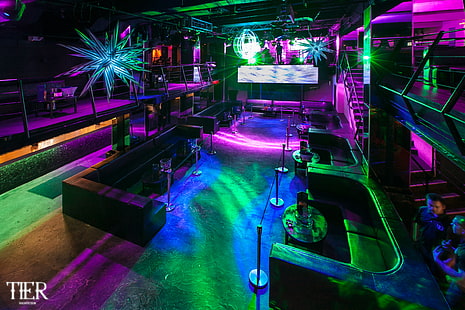 bar, club, danza, danza, musica, discoteca, festa, rave, Sfondo HD HD wallpaper