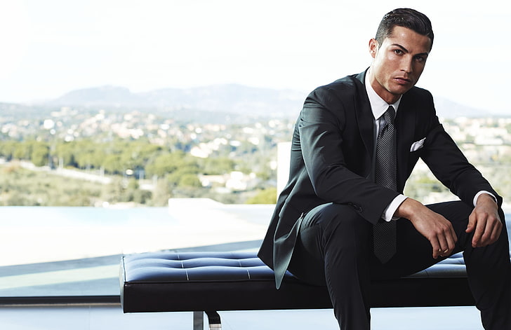 4K, Cristiano Ronaldo, Football player, HD wallpaper