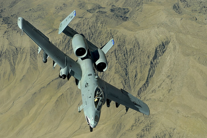 jet aircraft, A-10, U.S. Air Force, Fairchild Republic, attack aircraft, Thunderbolt II, HD wallpaper