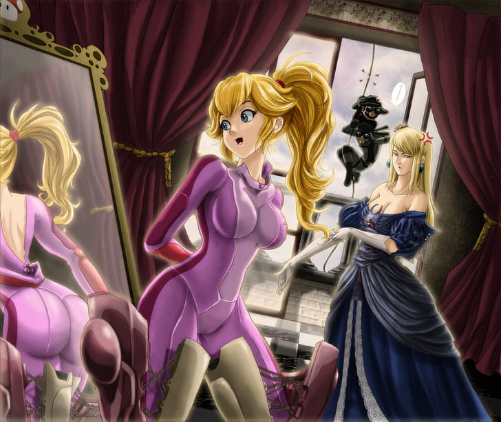 Mario Bros., Prinzessin Rosalina, Prinzessin Daisy, Prinzessin Peach, HD-Hintergrundbild
