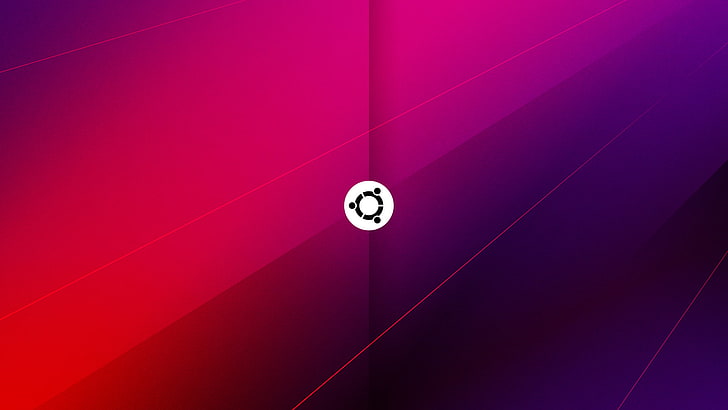شعار دائري أبيض وأسود ، شعار دائري أبيض وأسود ، Ubuntu ، Unix ، Linux ، شعار، خلفية HD