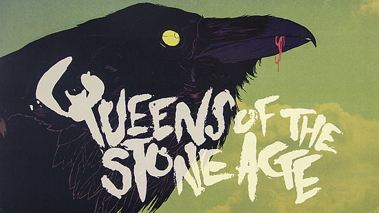 Band (musik), Queens of the Stone Age, Crow, Poster, HD tapet HD wallpaper