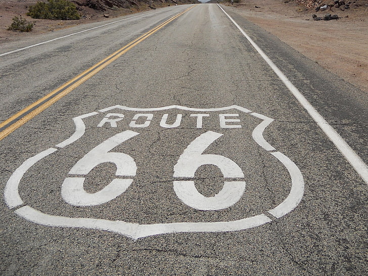 Man Made, Road, Route 66, HD wallpaper
