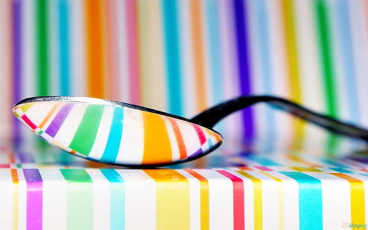 Satu sendok penuh warna, Sendok penuh warna, Wallpaper HD