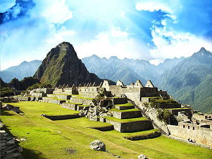 Machu Picchu, Perù, la città Inca perduta, rovine, viaggi, Machu, Perù, Lost, Inca, Città, Rovine, Viaggi, Sfondo HD HD wallpaper