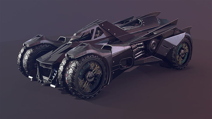 Batmobile illustration, Batmobile, Batman, Batman: Arkham City, videospel, HD tapet