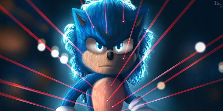 Sonic, Sonic the Hedgehog (2020), Sonic the Hedgehog, HD тапет