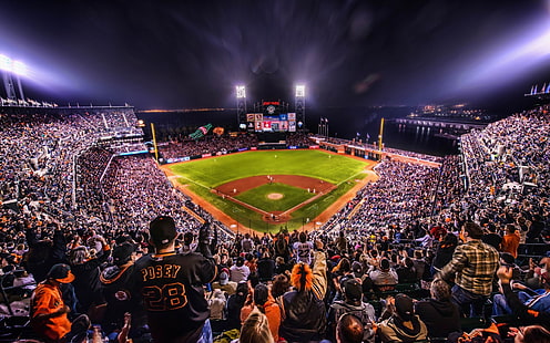raksasa baseball arena-Sports Theme HD Wallpaper, ilustrasi stadion bisbol, Wallpaper HD HD wallpaper