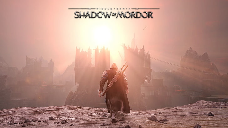 Ilustración de la sombra de Mordor, Tierra Media, El Señor de los Anillos, Tierra Media: Sombra de Mordor, Fondo de pantalla HD