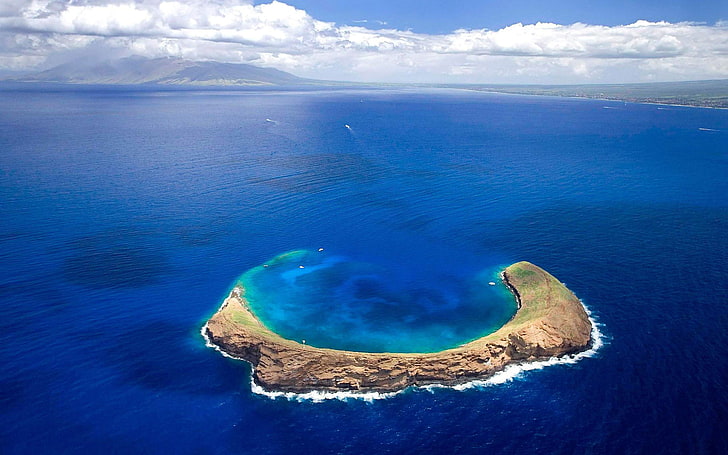 hawaii, molokini, Wallpaper HD