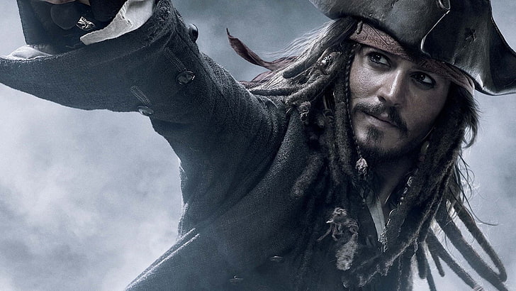 Bajak Laut Karibia, Bajak Laut Karibia: Di Dunia Ujung, Jack Sparrow, Johnny Depp, Wallpaper HD