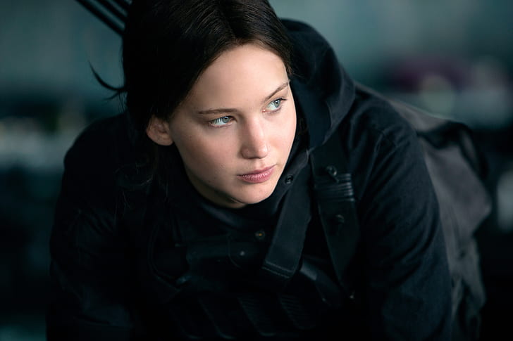 Jennifer Lawrence, Katniss Everdeen, Los juegos del hambre: Sinsajo, Los juegos del hambre: Sinsajo - Parte 2, Fondo de pantalla HD