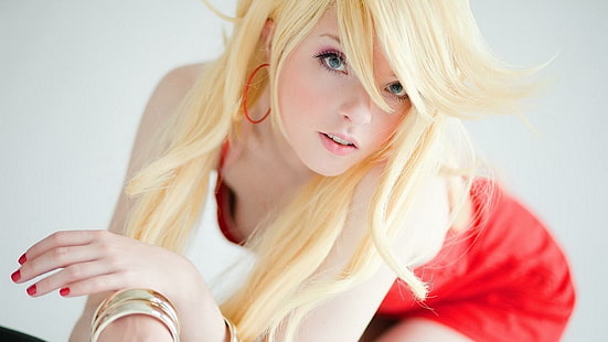 Piękna Blondynka Wygląd, piękna, blondynka, dziewczyna, spojrzenie, Tapety HD HD wallpaper