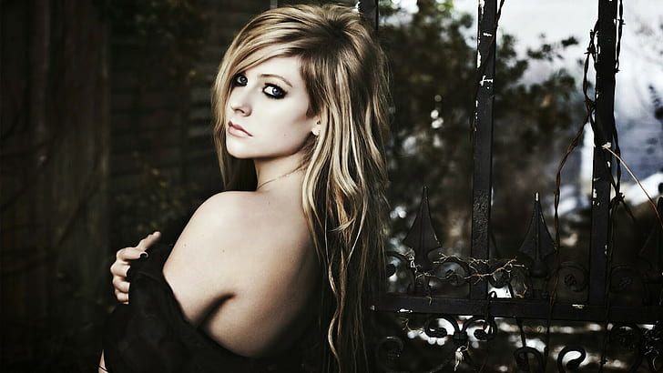 emo, women, Avril Lavigne, HD wallpaper