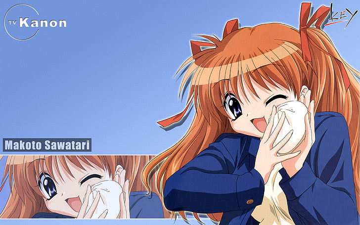 Anime, Kanon, Makoto Sawatari, HD wallpaper