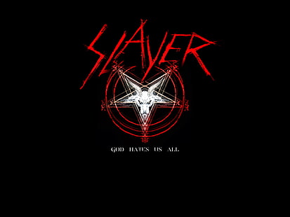 dark, death, heavy, metal, music, slayer, thrash, Sfondo HD HD wallpaper
