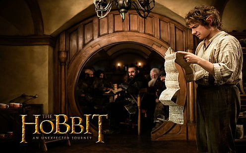 Bilbo Baggins in The Hobbit 2012, the hobbit movie, 2012, hobbit, bilbo, baggins, movies, HD wallpaper HD wallpaper