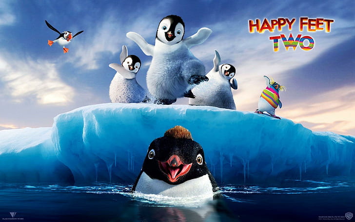 Happy Feet Two ، Happy Feet Two فيلم ، سعيد ، أقدام ، أفلام، خلفية HD