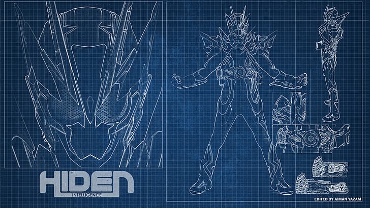 kamen rider, zero one, Kamen Rider Zero One, tokusatsu, shining assault form, HD wallpaper