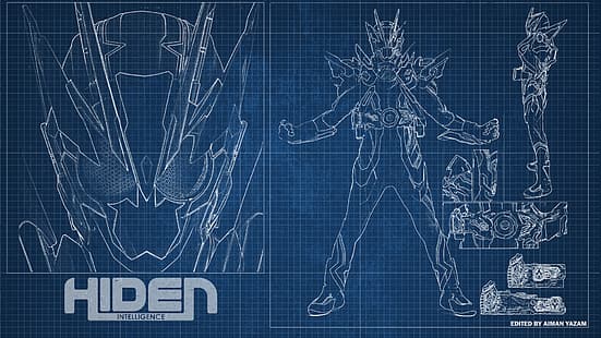 Kamen Rider, Zero One, Kamen Rider Zero One, Tokusatsu, brillante forma de asalto, Fondo de pantalla HD HD wallpaper