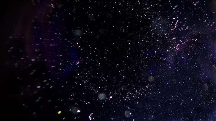 langit hitam dan ungu, ruang, Wallpaper HD