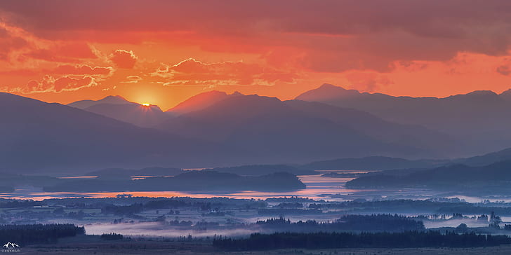 ดูพระอาทิตย์ขึ้นบนภาพถ่ายทิวทัศน์ภูเขารักแท้ Love Will พระอาทิตย์ขึ้นภูเขาภาพถ่ายสก็อตแลนด์ทะเลสาบโลมอนด์ Trossachs อุทยานแห่งชาติพระอาทิตย์ตกทิวทัศน์ Canon 6D f / 2 II USM ธรรมชาติยอดเขาวิว , พระอาทิตย์ขึ้น - รุ่งอรุณ, กลางแจ้ง, ป่า, ท้องฟ้า, เทือกเขา, หมอก, ตอนเช้า, เนินเขา, วอลล์เปเปอร์ HD
