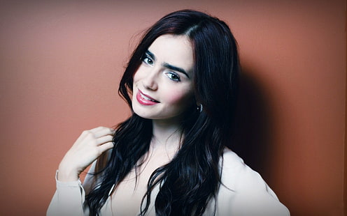 Lily Collins 05, Lily, Collins, Wallpaper HD HD wallpaper
