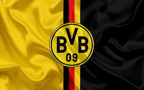 Футбол, Борусия Дортмунд, BVB, емблема, лого, HD тапет HD wallpaper