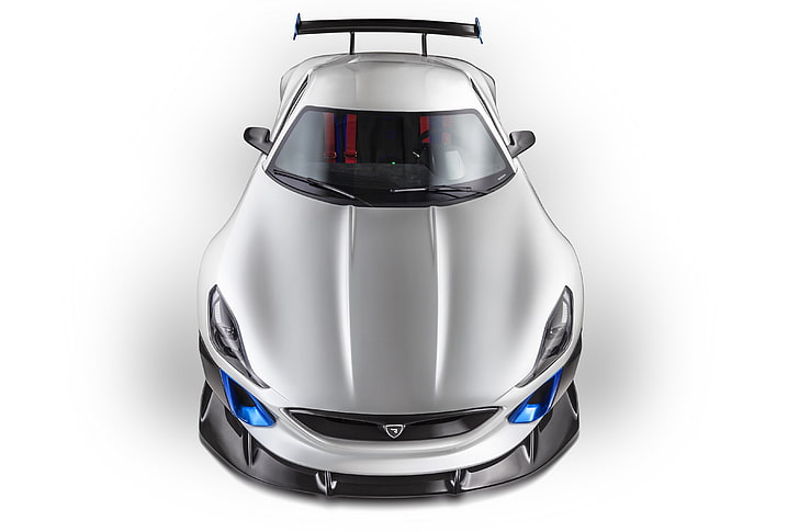 super voiture ultra légère, sport, Argent, Auto Show de Genève 2016, Rimac Concept S, Fond d'écran HD