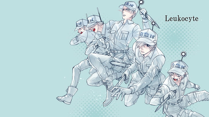Anime, Cells at Work!, U-1146 (Cells At Work!), HD wallpaper