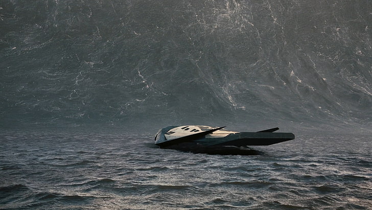 sea wallpaper, Interstellar (movie), film stills, HD wallpaper