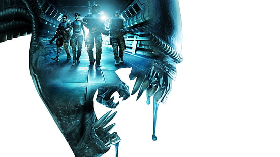 Alien: Изолация, Aliens (филм), космически морски пехотинци, Xenomorph, HD тапет HD wallpaper