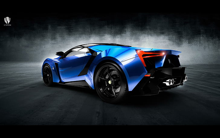 2015 W Motors Lykan SuperSport 3, blue sport car, 2015, supersport, motors, lykan, cars, other cars, HD wallpaper