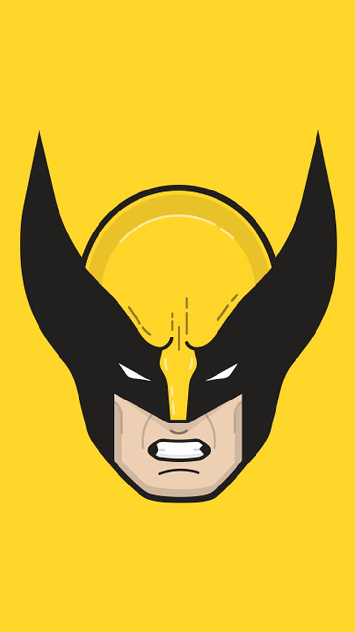 ウルヴァリンイラスト マーベルコミック ヒーロー Xメン ウルヴァリン ミニマリズム Blo0p 黄色の背景 スーパーヒーロー Hdデスクトップの壁紙 Wallpaperbetter