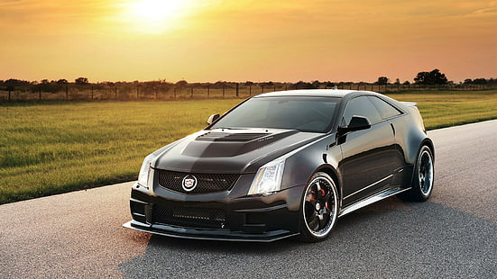 Cadillac, Cadillac CTS-V, Auto, schwarze Autos, Fahrzeug, HD-Hintergrundbild HD wallpaper