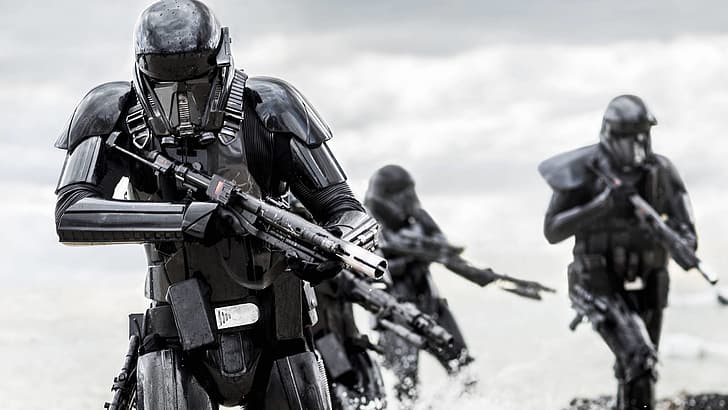 Star Wars, Death Troopers, schwarze Rüstung, First Order, HD-Hintergrundbild