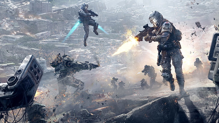 Screenshot der Halo-Spieleanwendung, Titanfall, Videospiele, HD-Hintergrundbild