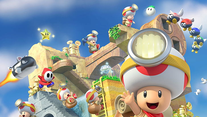 วิดีโอเกม, Captain Toad: Treasure Tracker, Toad (Mario), วอลล์เปเปอร์ HD