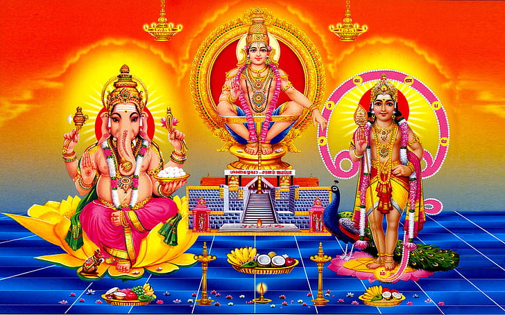 Shabari Prasadam Saranam Saranam Saranam Lord Ayyappa Hindu Gods Images Fonds d'écran Hd 1920 × 1200, Fond d'écran HD