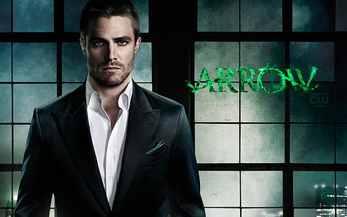 Programa de televisión, Arrow, Green Arrow, Oliver Queen, Stephen Amell, Fondo de pantalla HD HD wallpaper