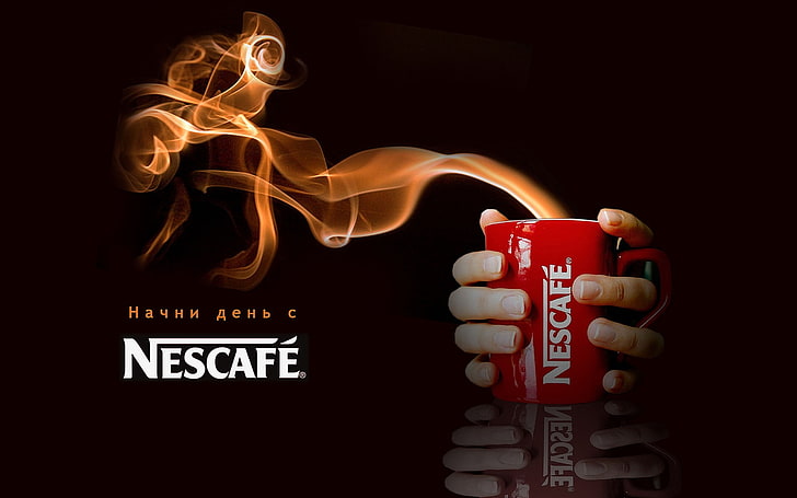 Papel de parede Nestle Coffee-Brand HD, pôster da caneca de Nescafé, HD papel de parede