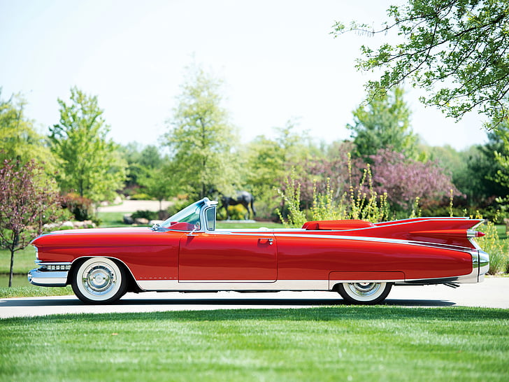 1959, Biarritz, Cadillac, Klassiker, Cabrio, Eldorado, Luxus, HD-Hintergrundbild
