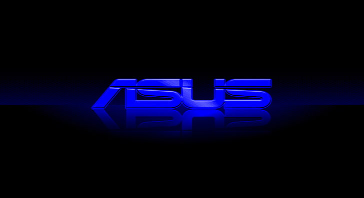 Логотип Asus, Технология, Asus, Синий, Логотип, HD обои