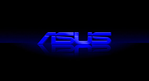 Asusのロゴ、テクノロジー、Asus、青、ロゴ、 HDデスクトップの壁紙 HD wallpaper