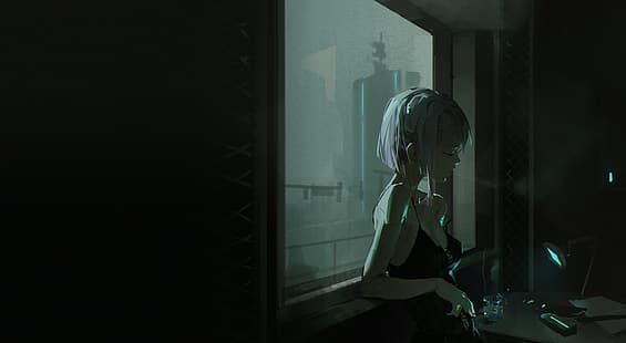 Cyberpunk: Edgerunners, anime kızlar, HD masaüstü duvar kağıdı HD wallpaper