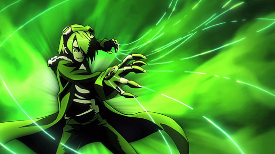 Junge im grünen Kleid Anime Charakter Tapete, Anime, Akame ga Kill !, Lubbock (Akame Ga Kill!), HD-Hintergrundbild HD wallpaper